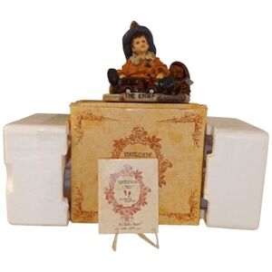 Boyds Collection Yesterday's Child Austin And Allen... The Fire Cheif Figurine!